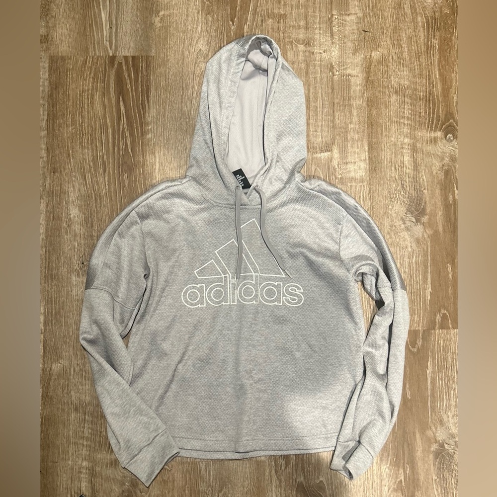 Women’s gray adidas hoodie